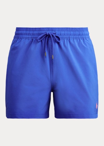 Short de Baño Polo Ralph Lauren Hombre Azul Rey Azules - 4½-Inch Slim Fit - EZPRJ9315